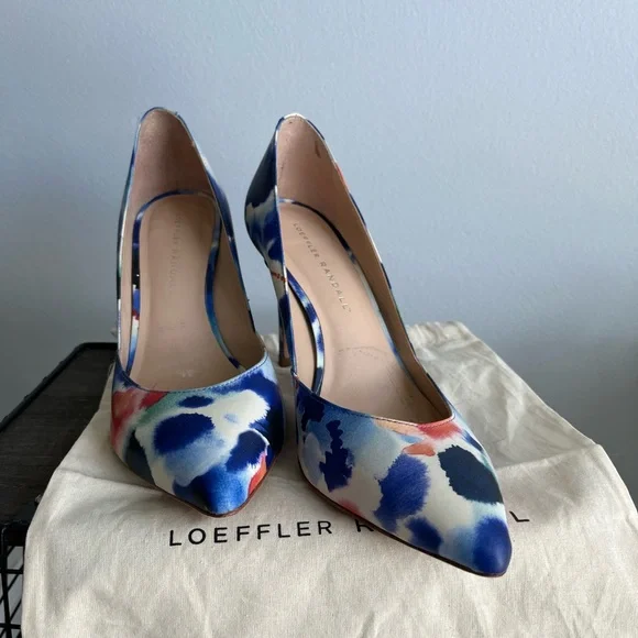 Loeffler Randall Blue and multi colored heels, new - Picture 5 of 7